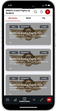 Redbird Alpha Flight Scenarios for WINGS Flight Credits