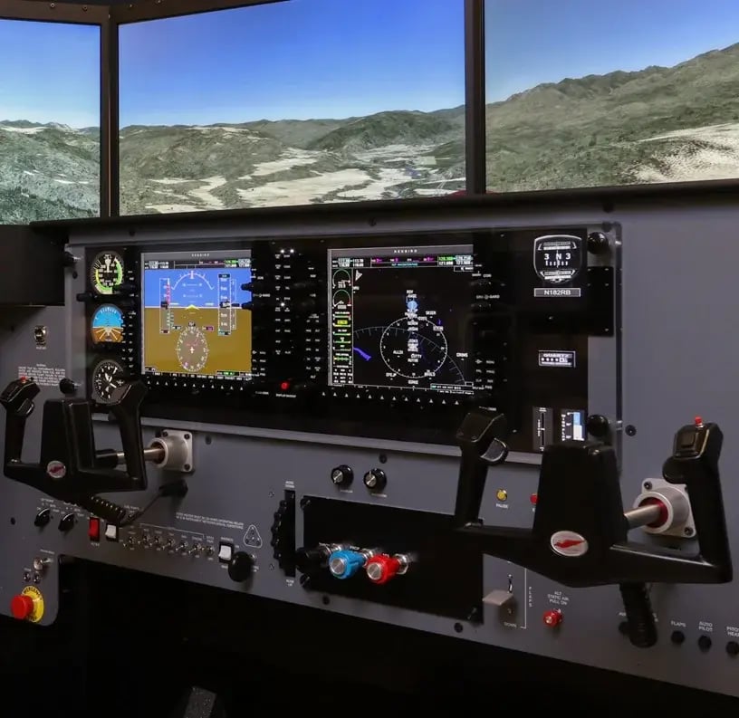 Dual control simulator 