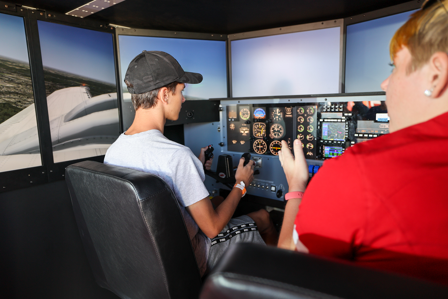 Student and instructor learning in a Redbird MCX